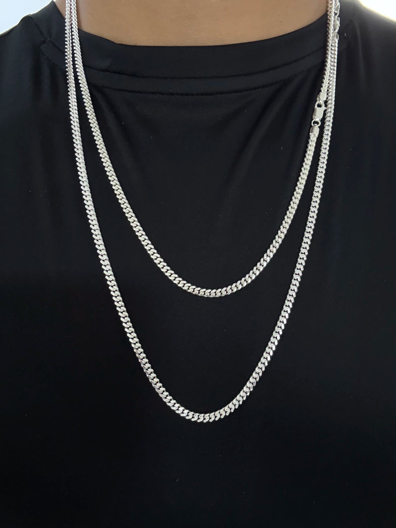 CORRENTE CUBAN 4MM 70CM ou 60cm