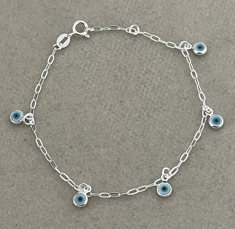 Pulseira olho grego pendurados